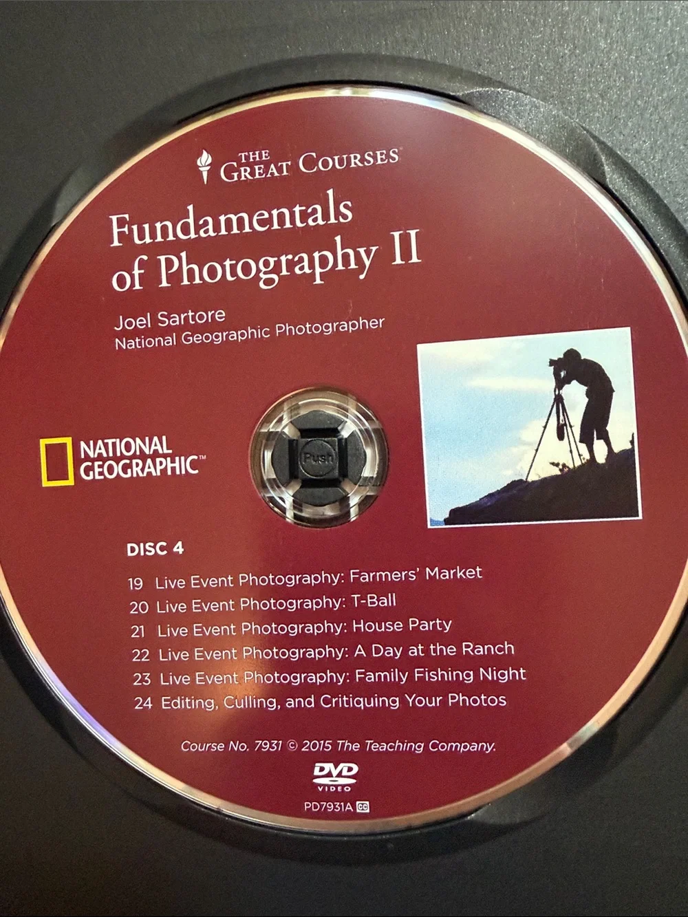 National Geographic Great Courses Photography  DVDs and books